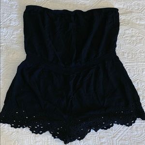 Black aerie romper in size XL